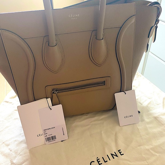 Celine Handbags - Céline Mini Luggage tote